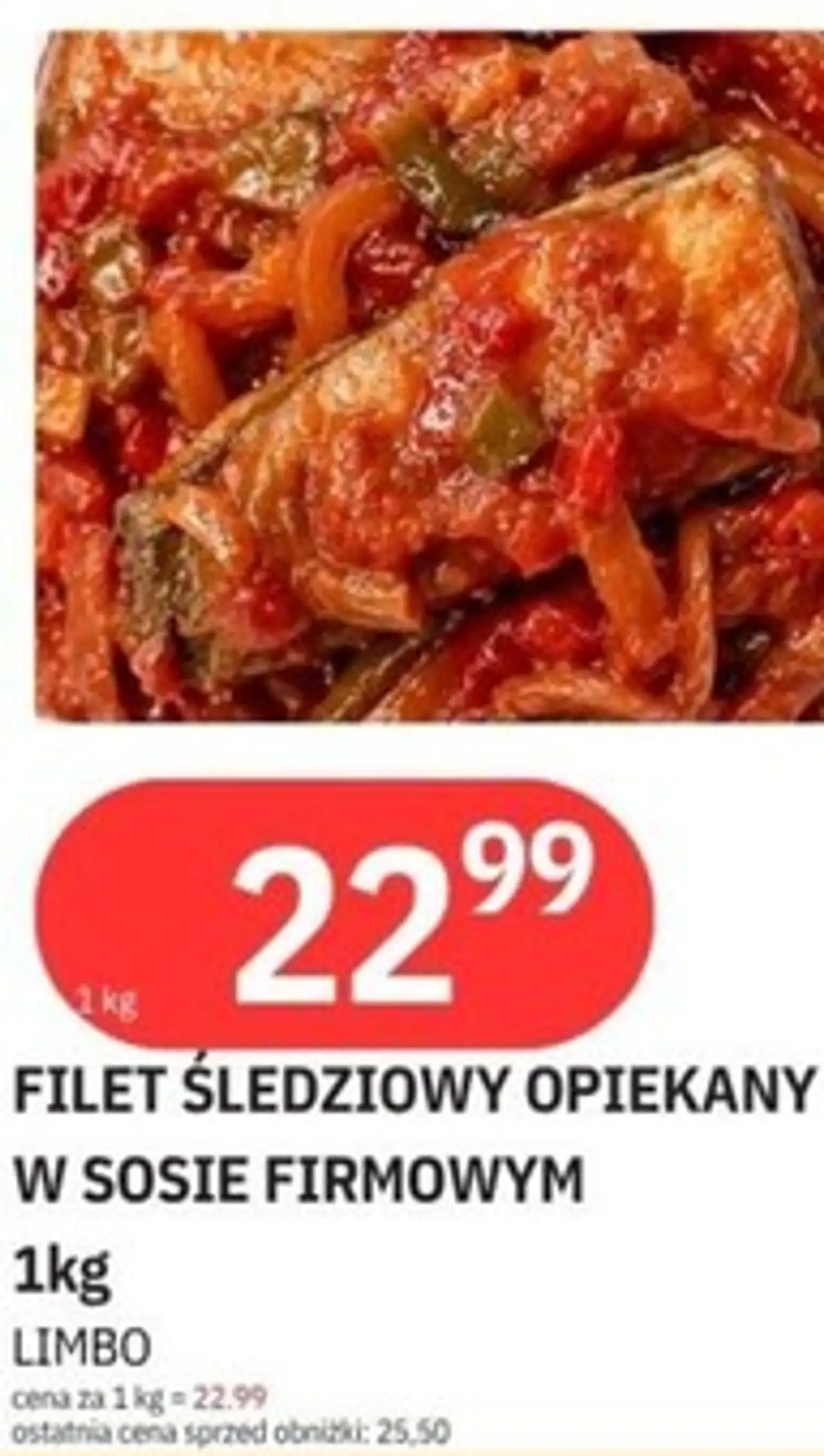 Limbo Filet śledziowy opiekany w sosie firmowym