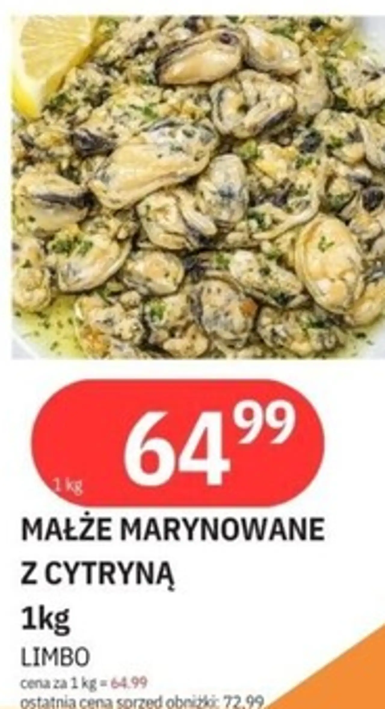 Limbo Małże marynowane z cytryną