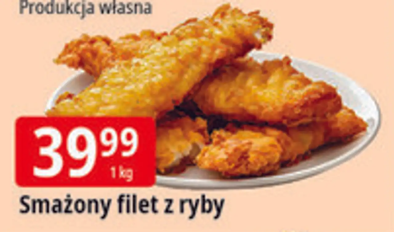 Smażony filet z ryby