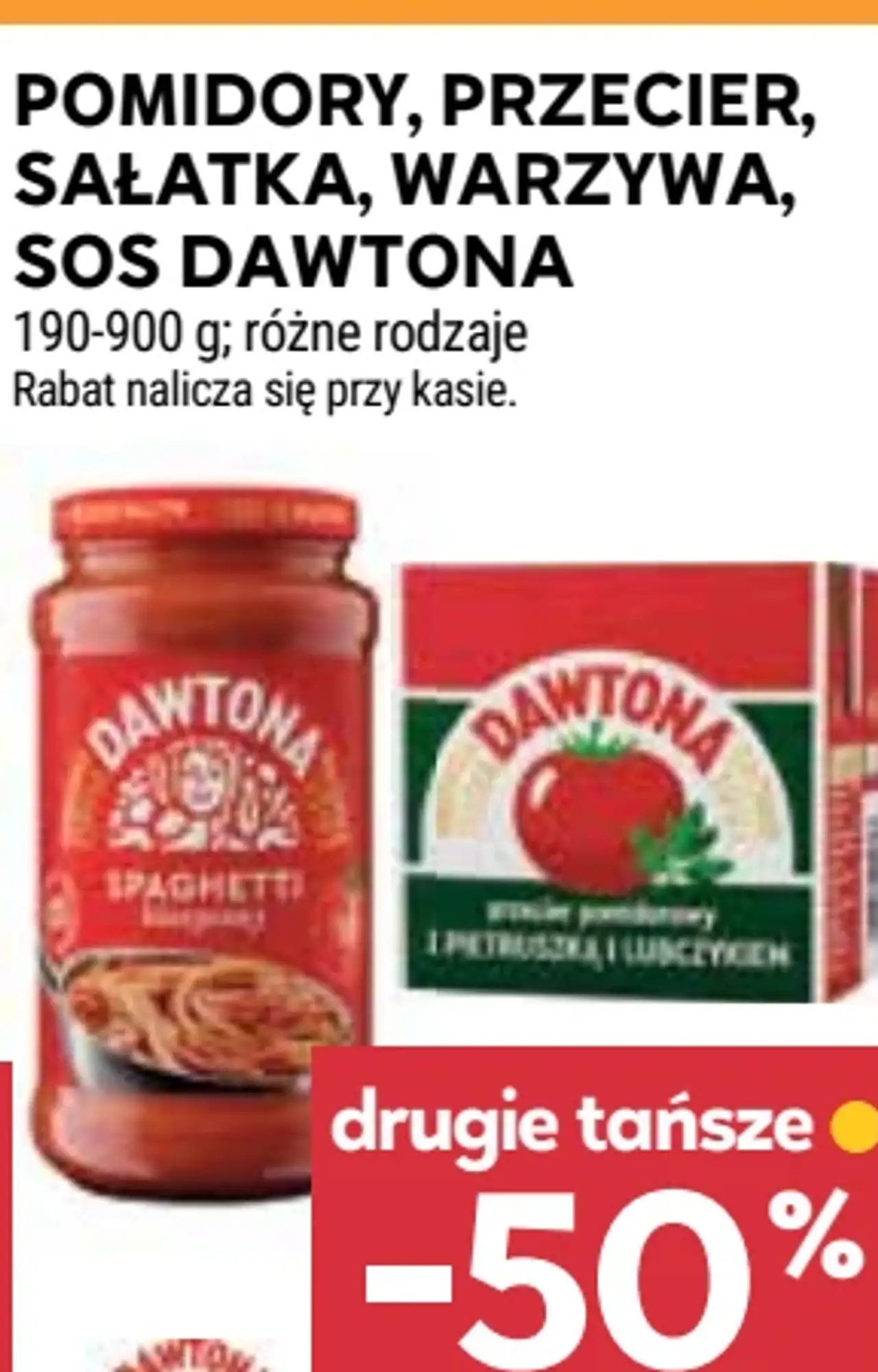 Pomidory, przecier, sałatka, warzywa, sos Dawtona
