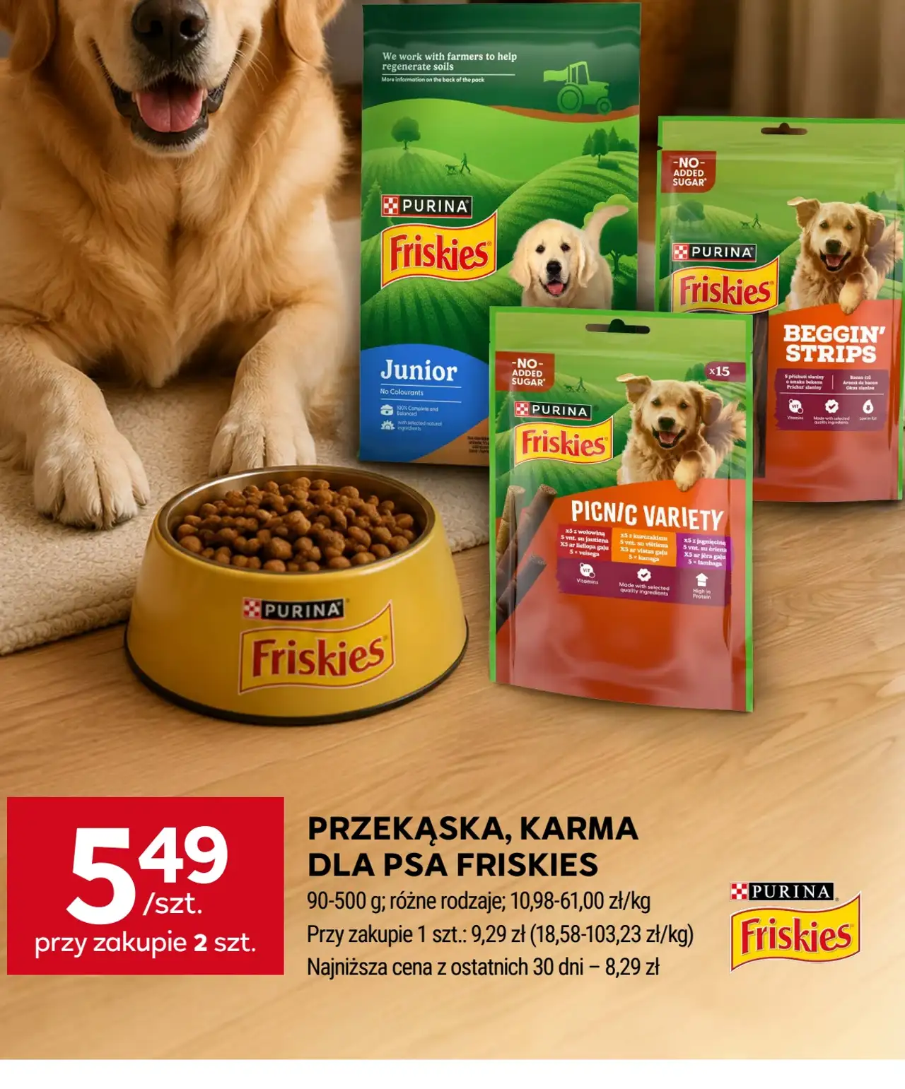 Przekąska, karma dla psa Purina Friskies