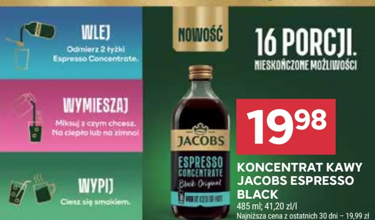 Koncentrat kawy Jacobs Espresso Black
