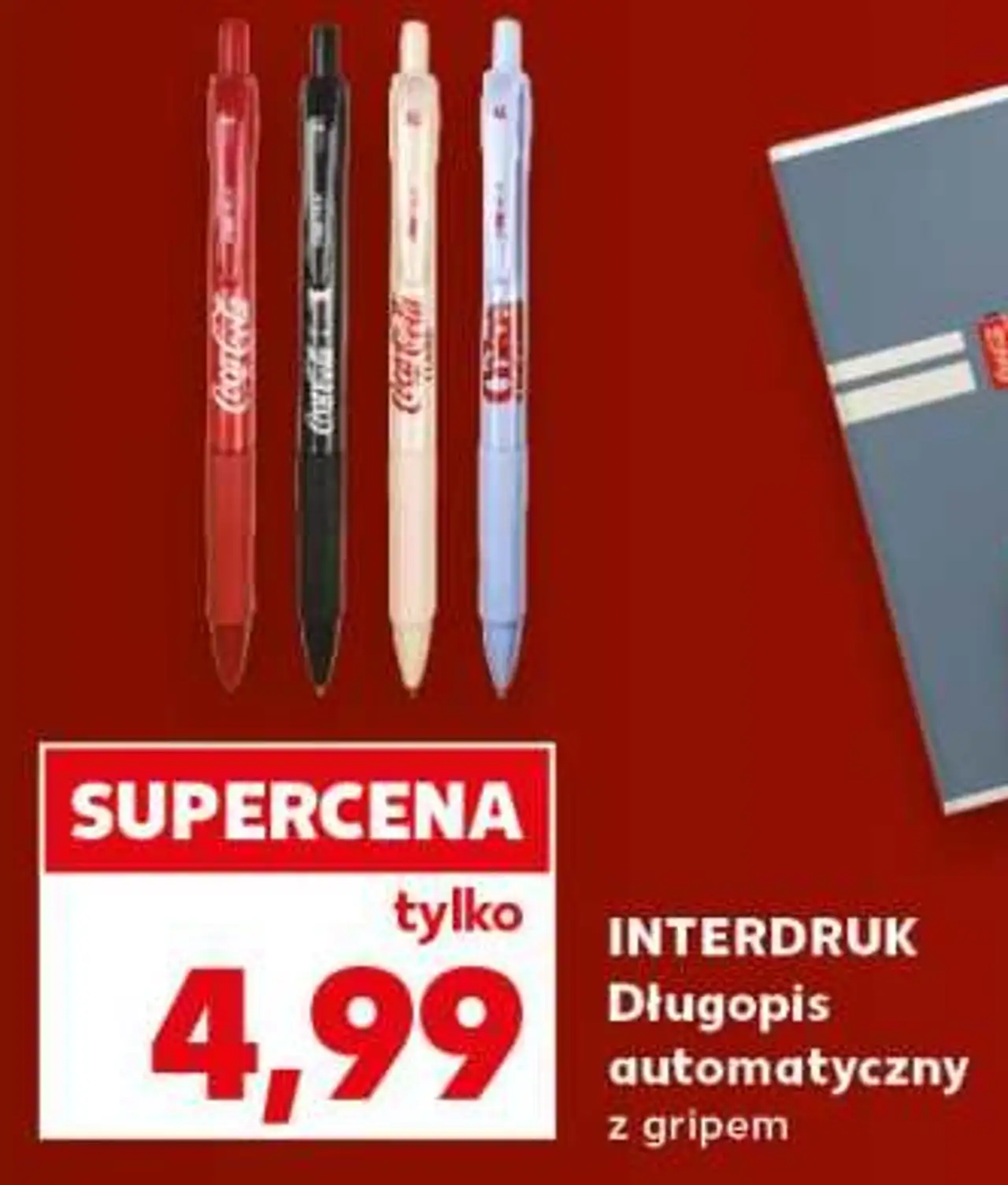 INTERDRUK Długopis automatyczny z gripem
