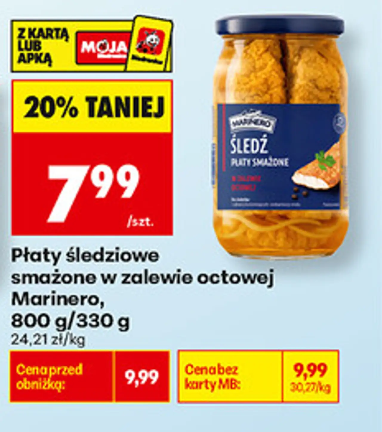 Płaty śledziowe smażone w zalewie octowej Marinero