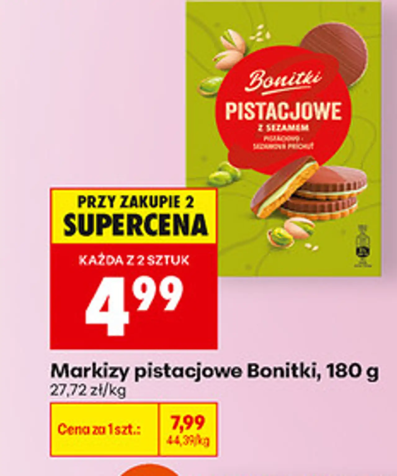 Markizy pistacjowe Bonitki