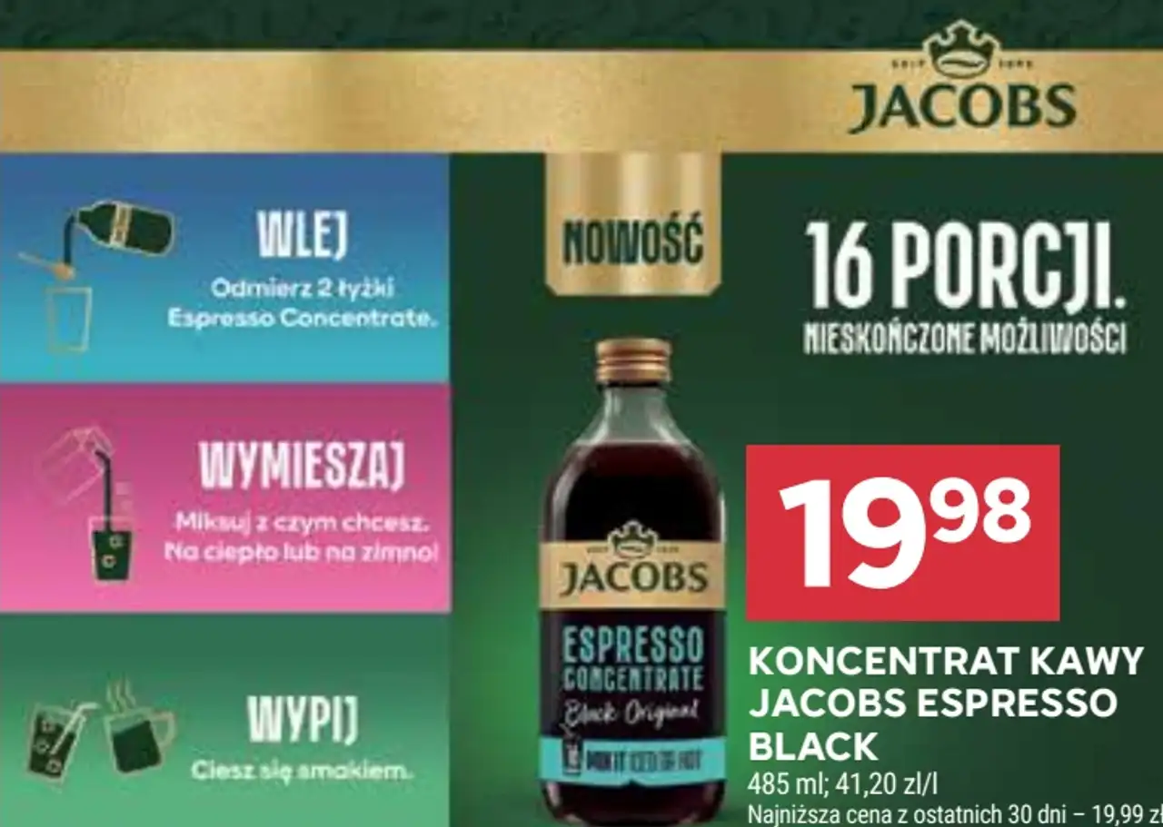 Koncentrat kawy Jacobs Espresso Black