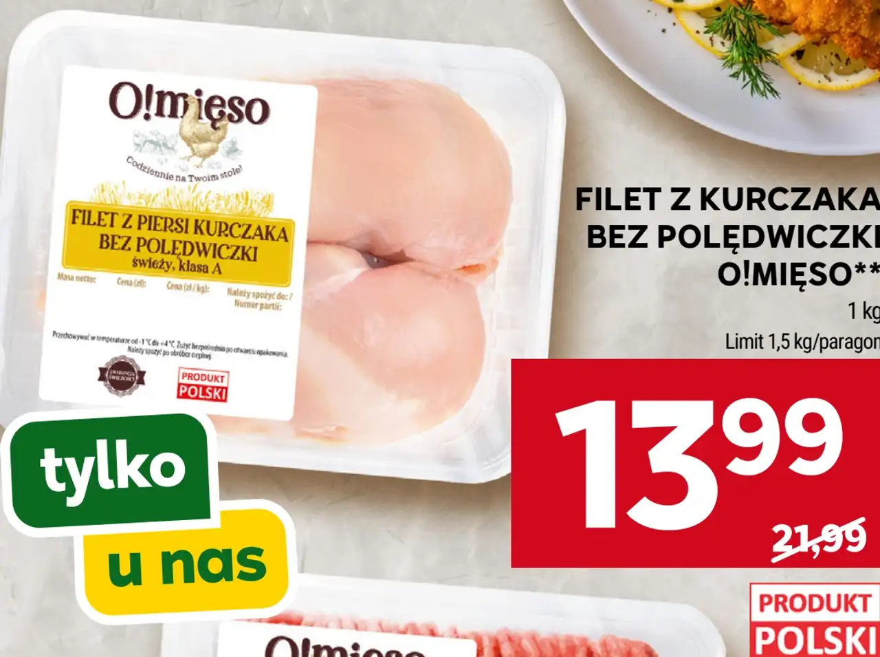 Filet z kurczaka bez polędwiczki O!Mięso
