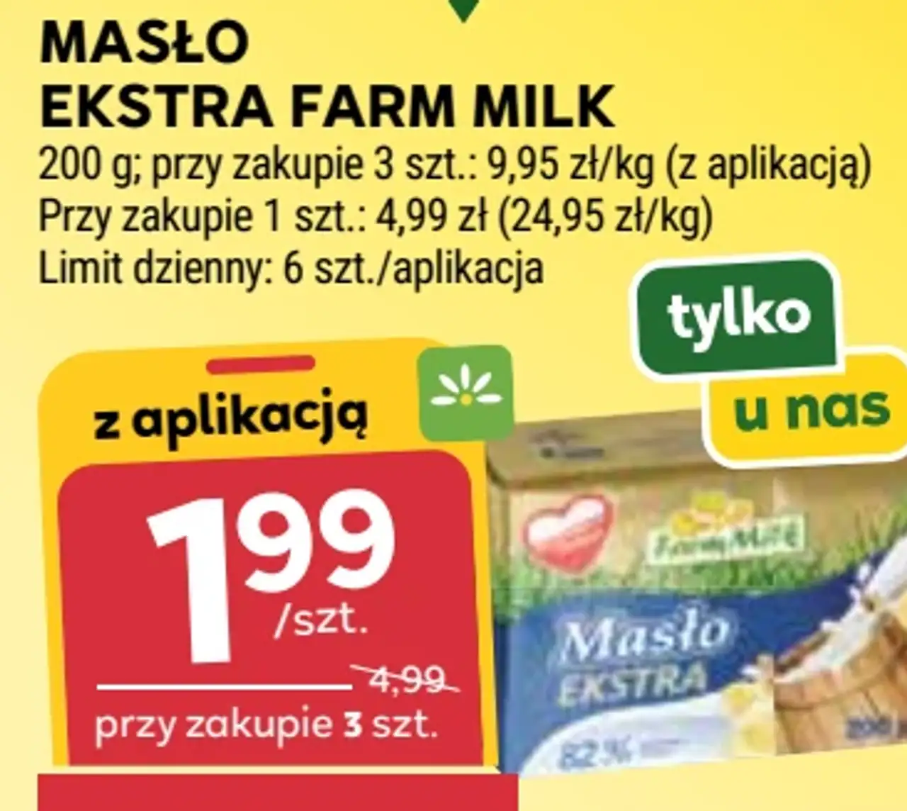 Masło Ekstra Farm Milk