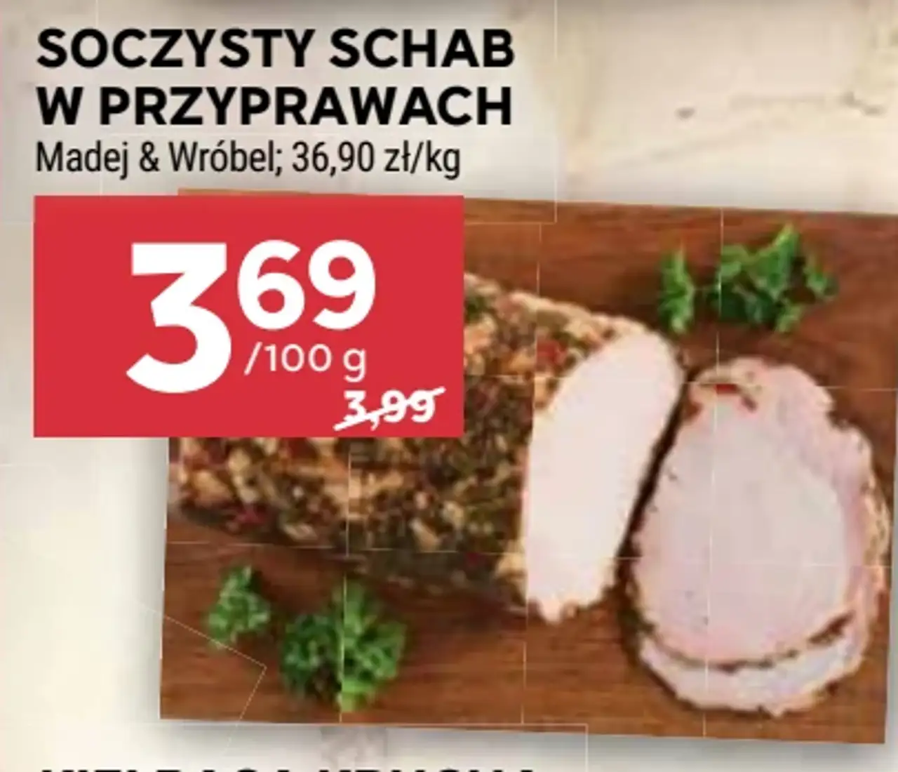 Soczysty schab w przyprawach Madej & Wróbel