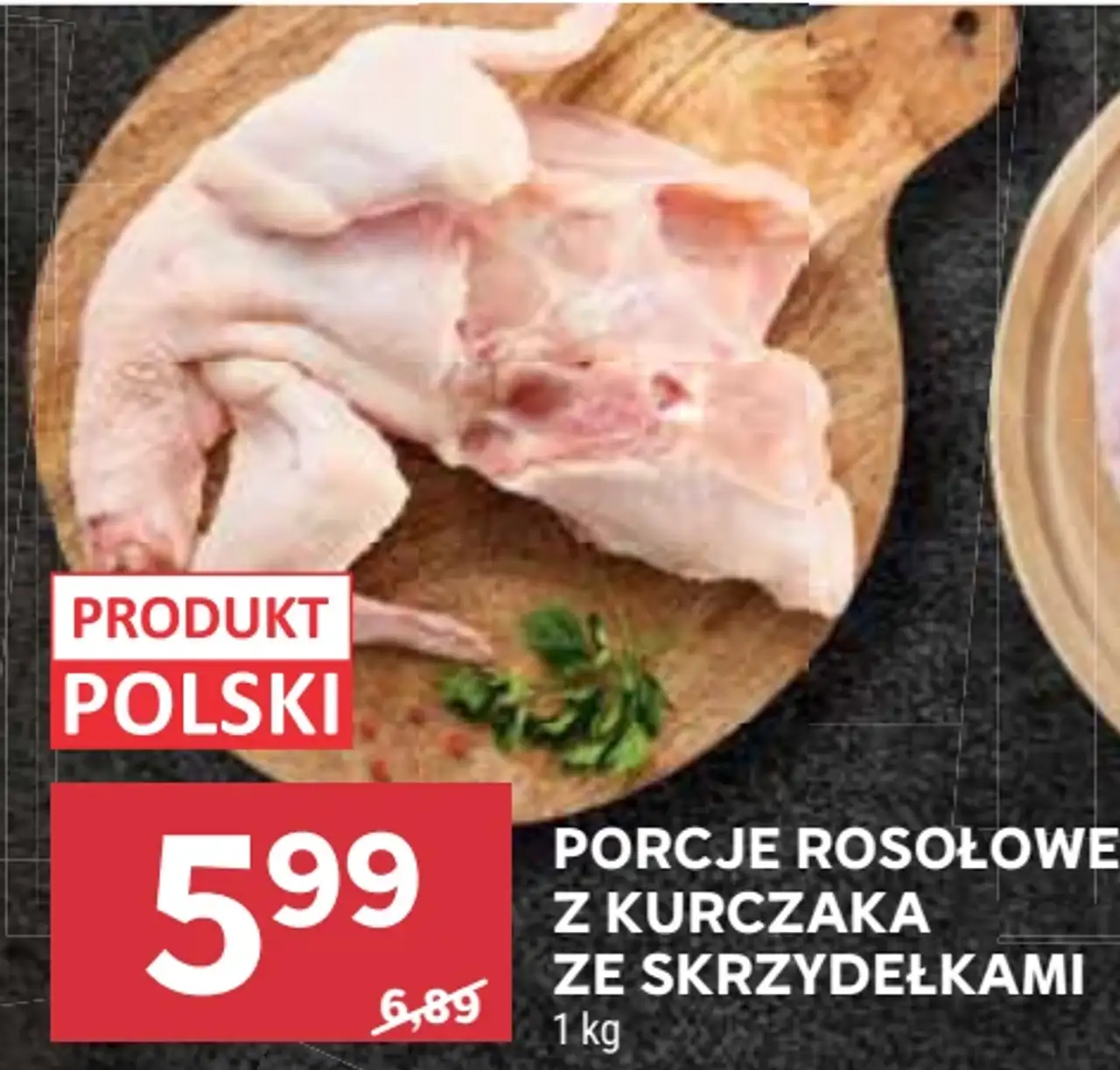 Porcje rosołowe z kurczaka ze skrzydełkami