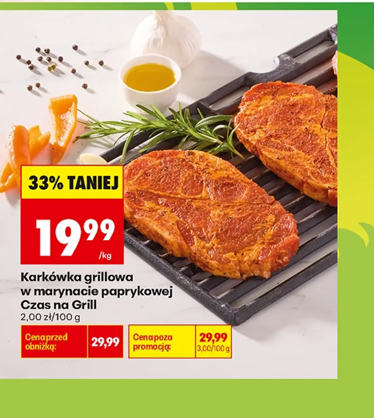Karkówka grillowa w marynacie paprykowej Czas na Grill