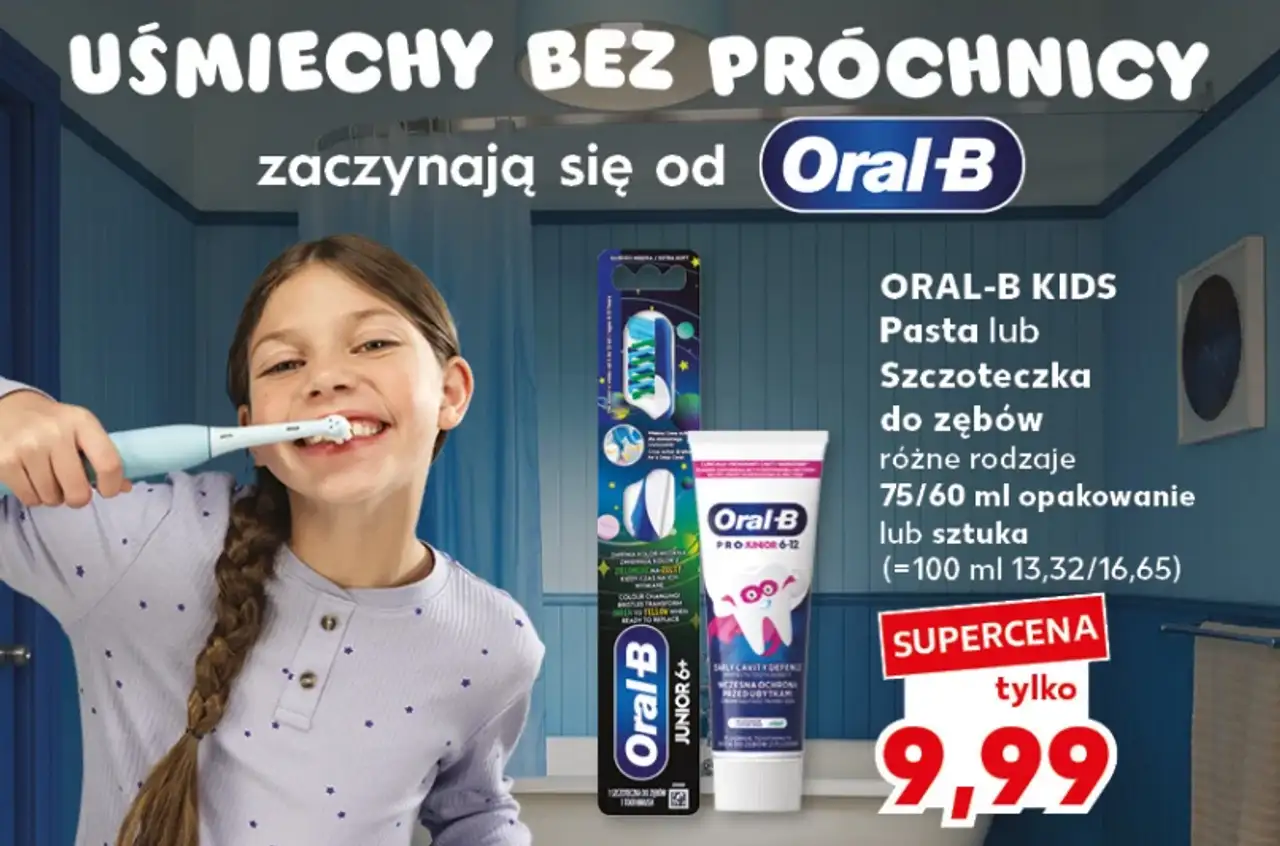 Oral-B Kids Pasta lub szczoteczka do zębów