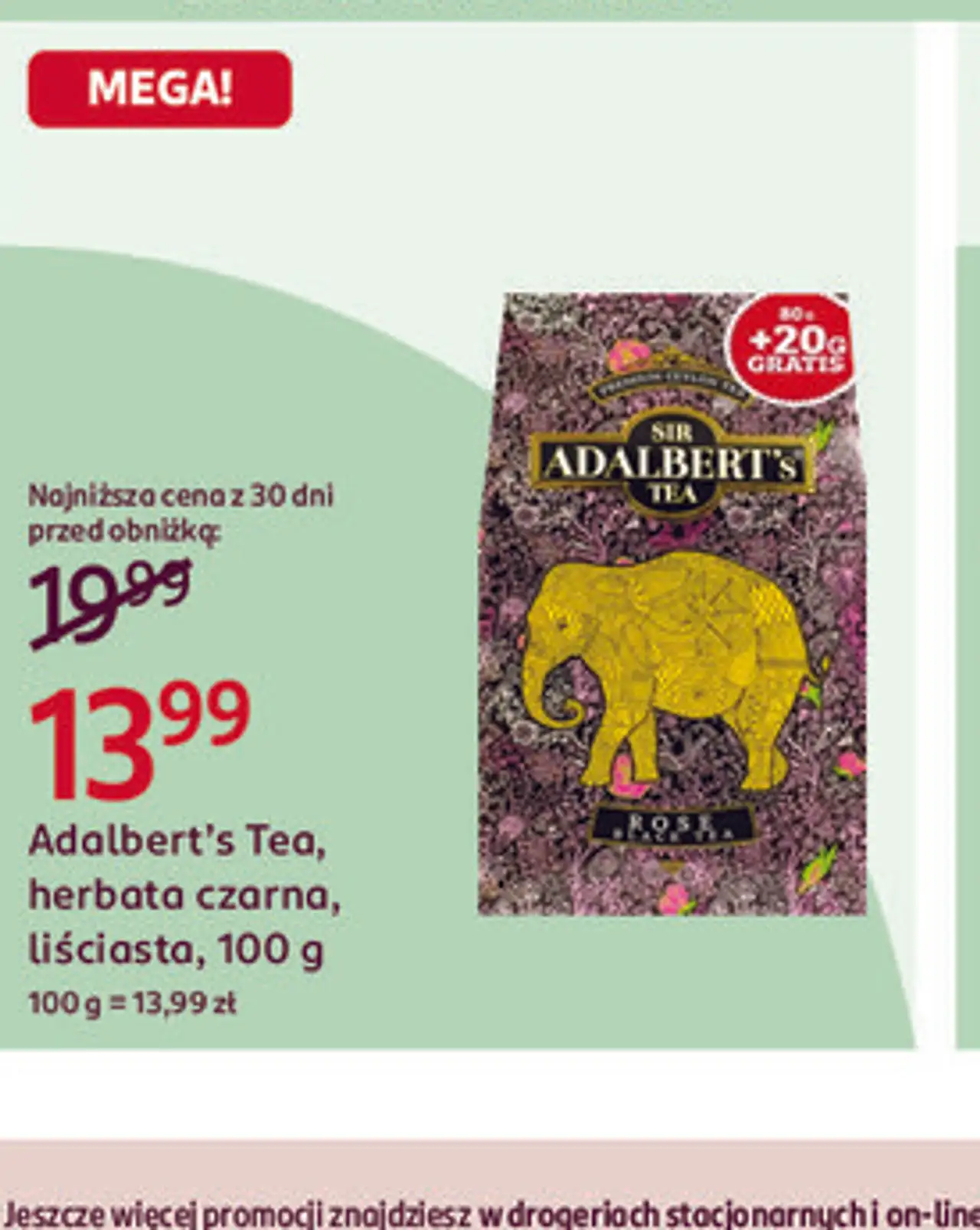 Sir Adalbert's Tea, herbata czarna, liściasta, 100 g