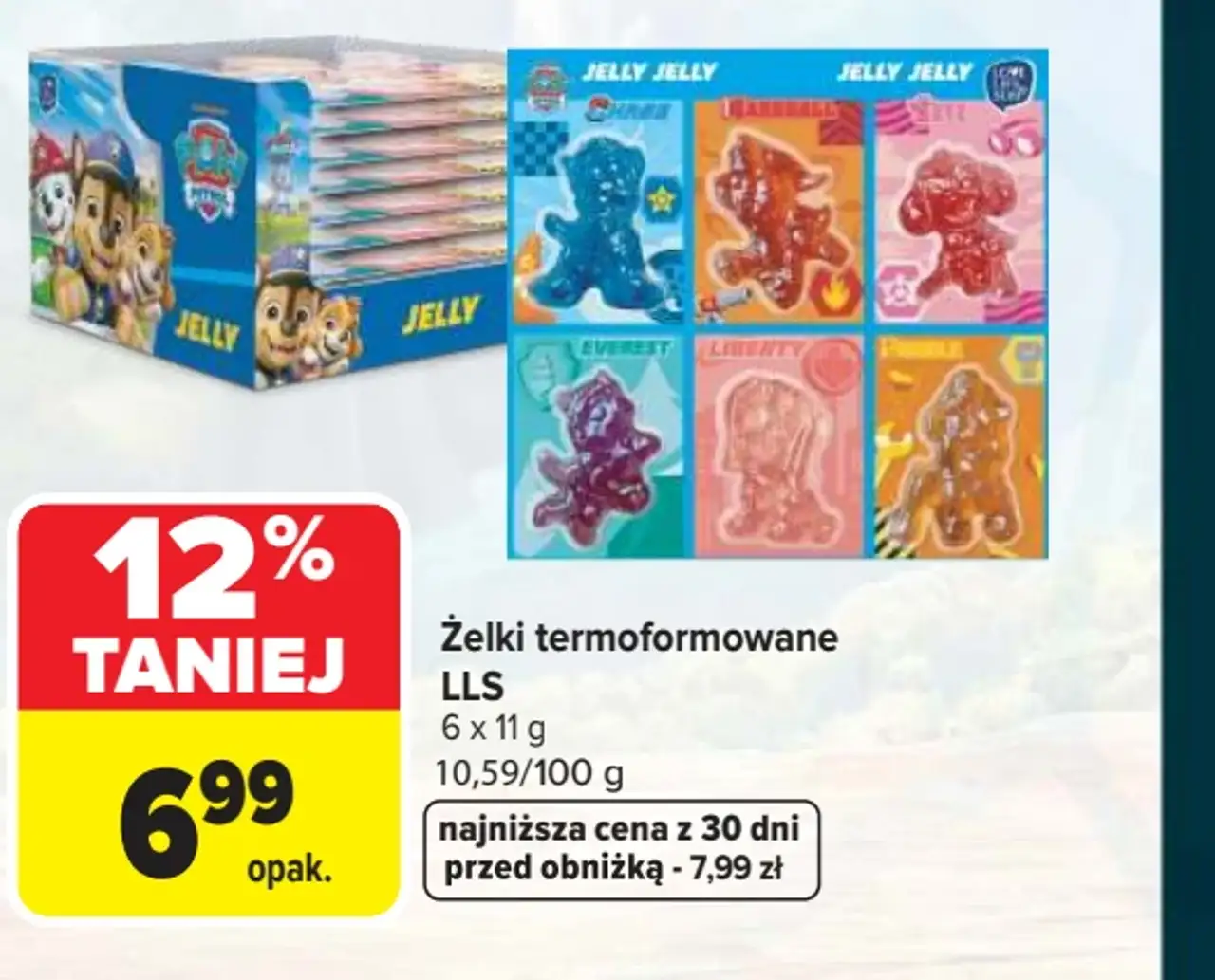 Żelki termoformowane LLS