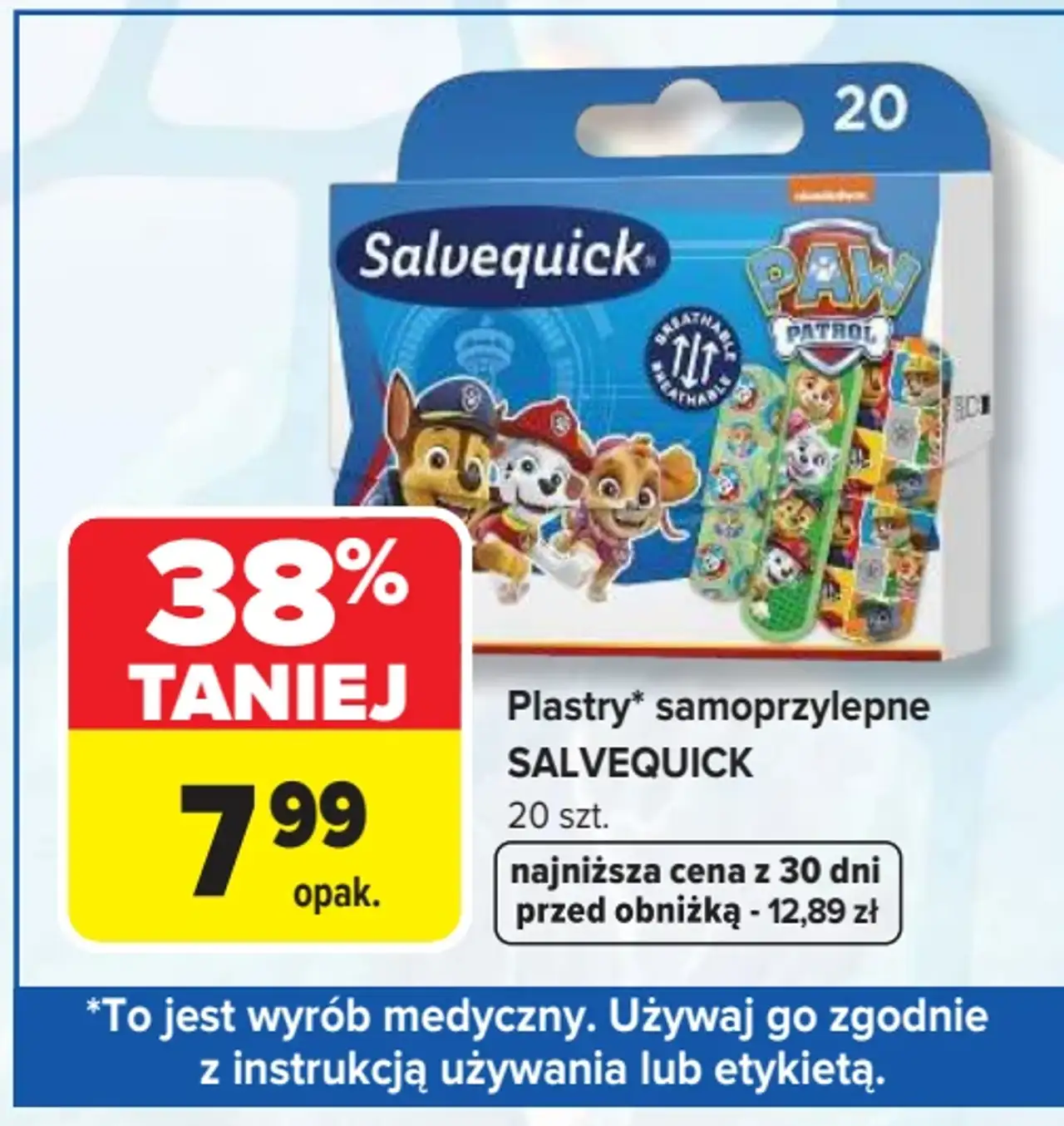 Plastry samoprzylepne Salvequick