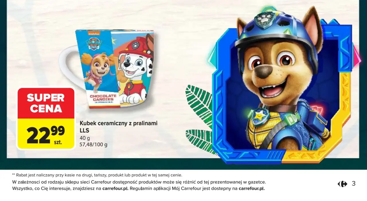 Kubek ceramiczny z pralinami LLS Paw Patrol