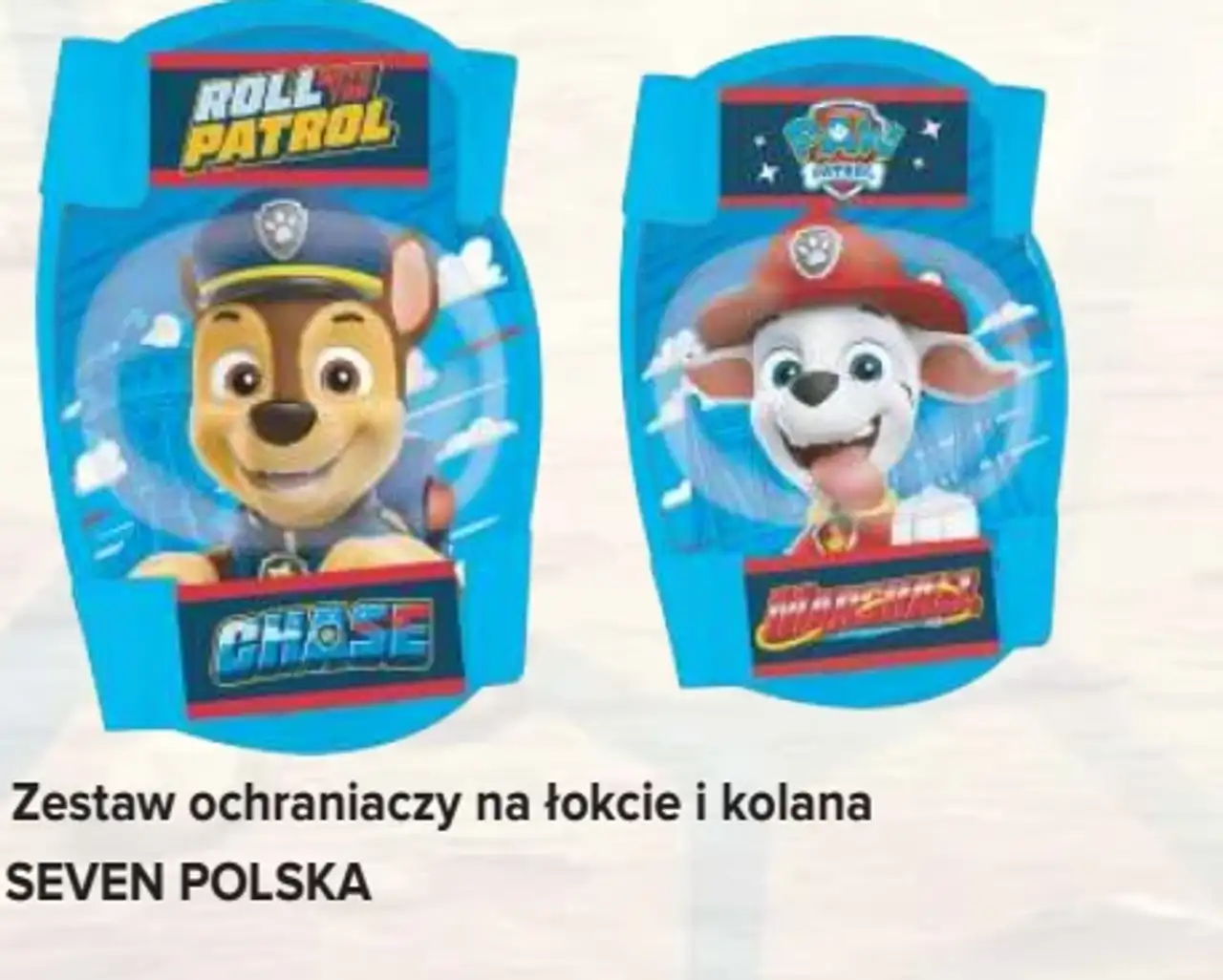 Zestaw ochraniaczy na łokcie i kolana Psi Patrol Seven Polska