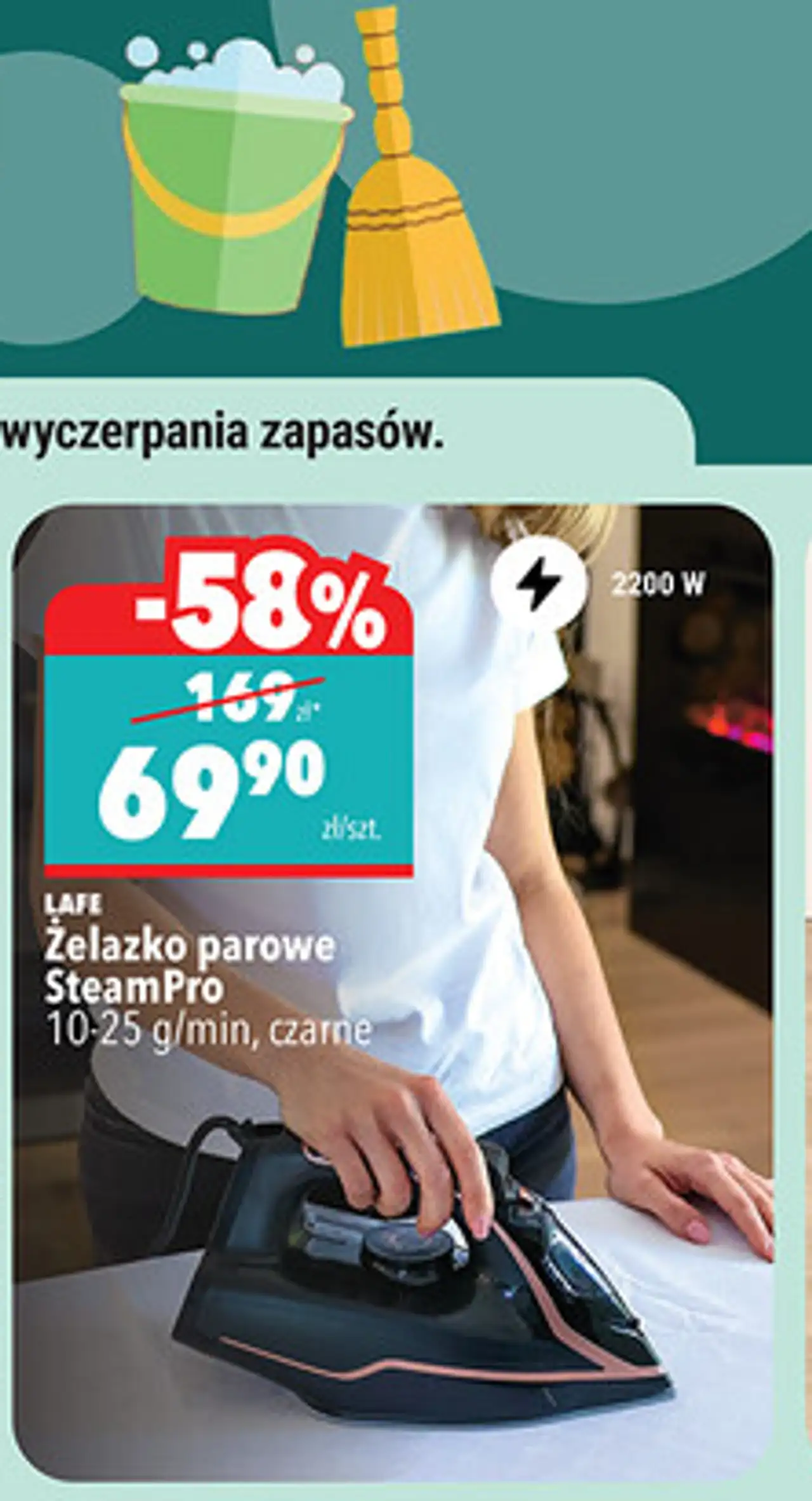 Żelazko parowe SteamPro Lafe