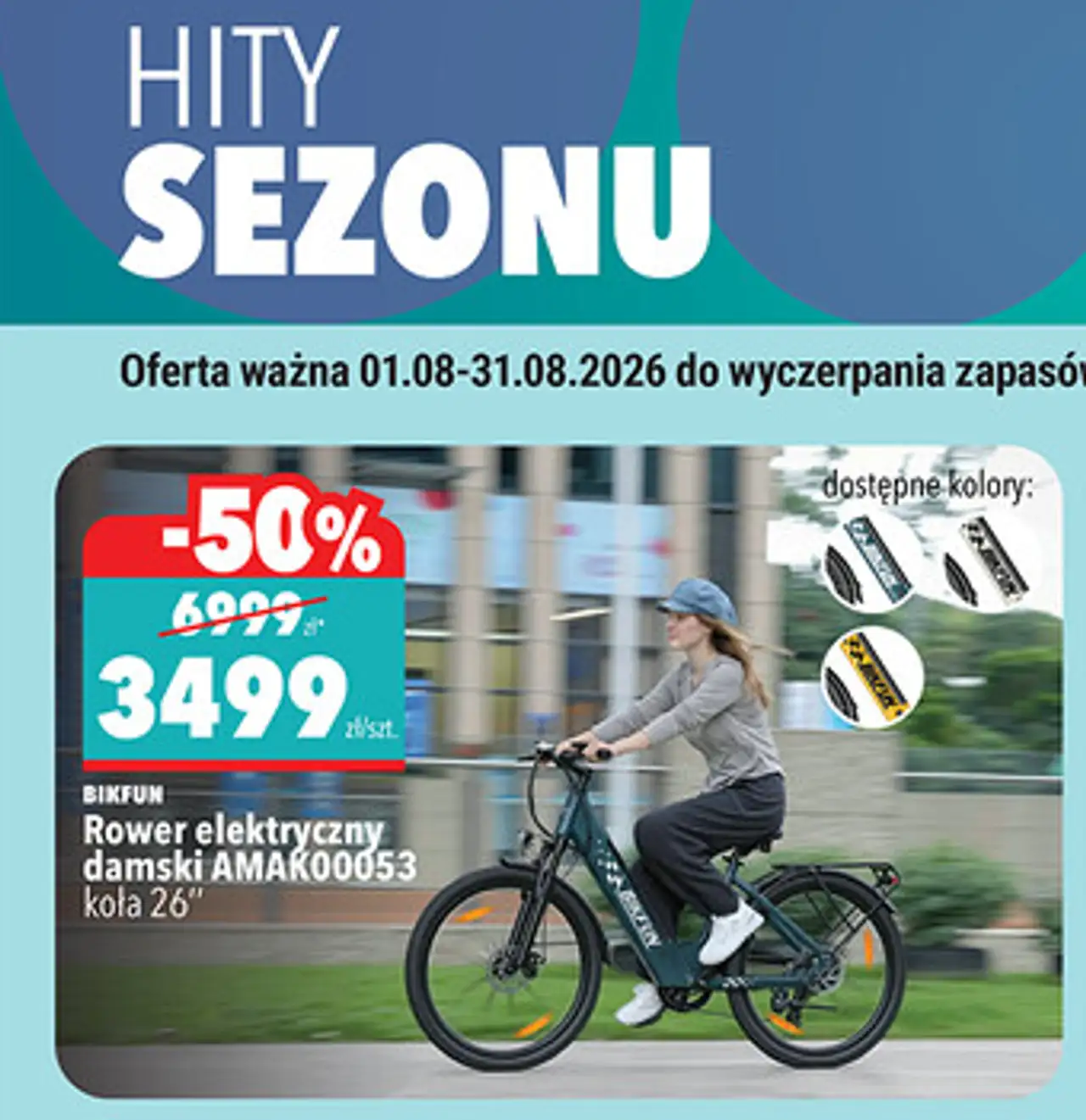 Bikfun Rower elektryczny damski AMAK00053