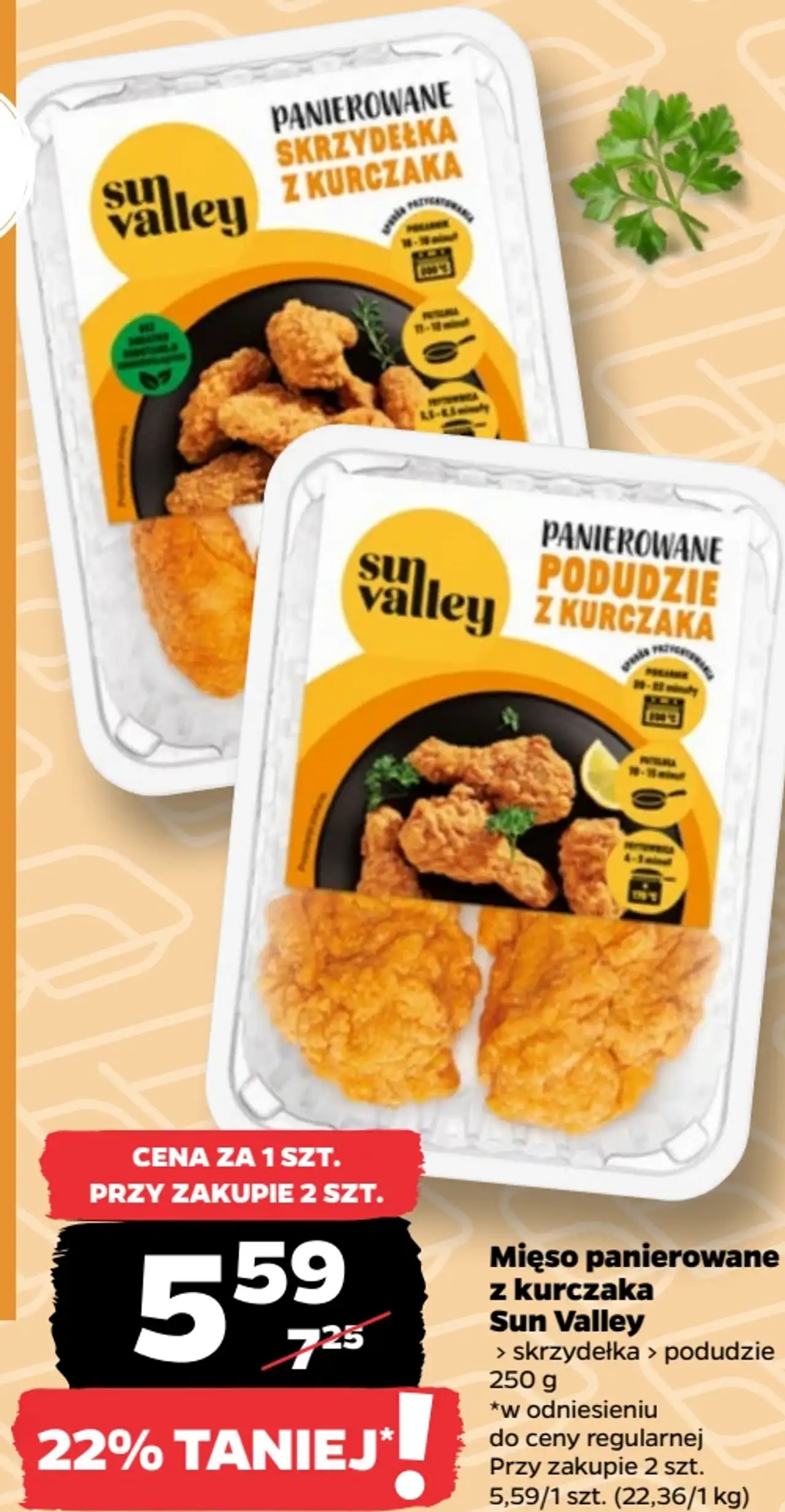 Mięso panierowane z kurczaka Sun Valley