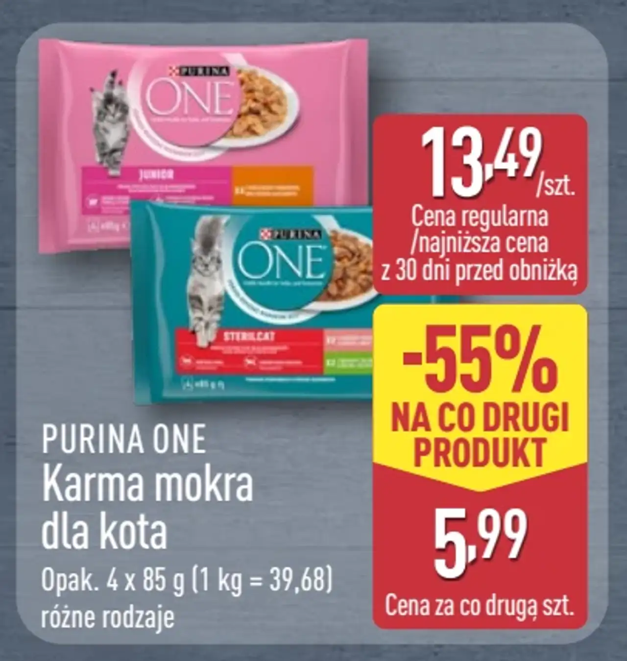 PURINA ONE Karma mokra dla kota