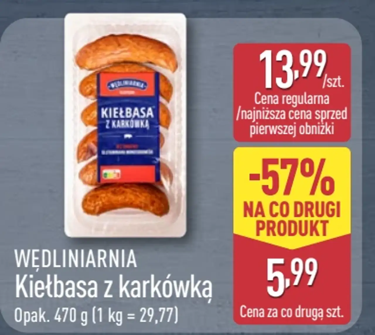 Kiełbasa z karkówką Wędliniarnia