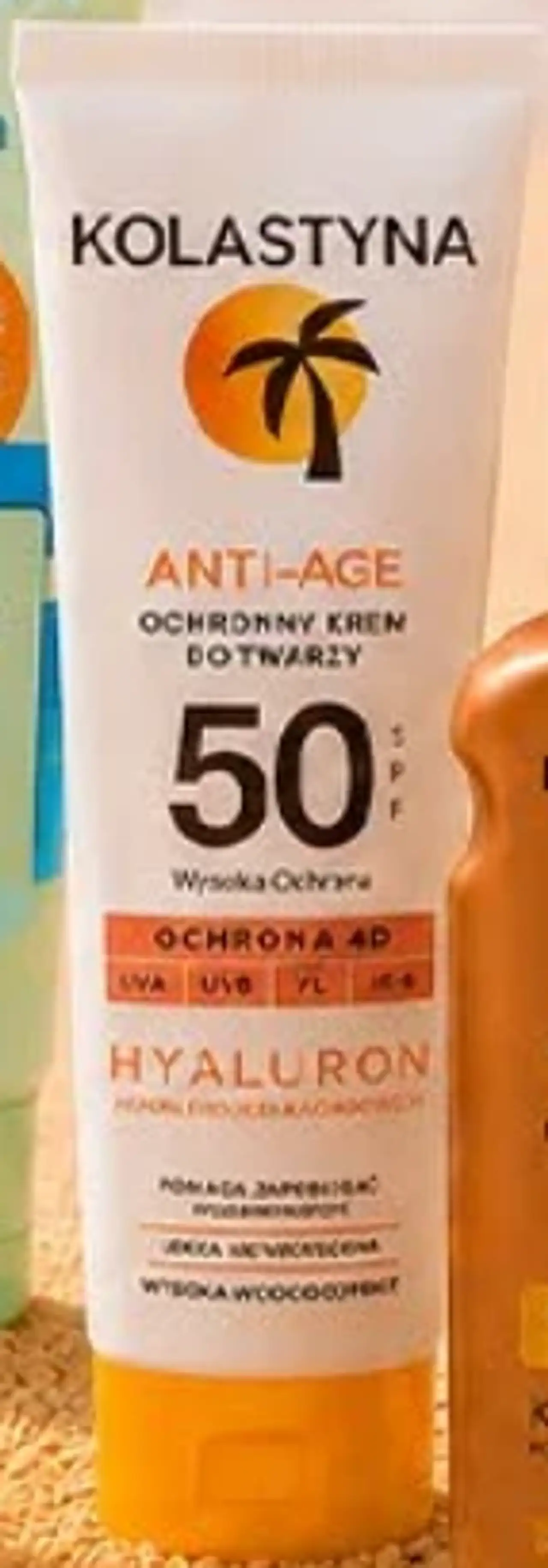 Przeciwstarzeniowy krem ochronny do twarzy Kolastyna Anti-Age SPF 50