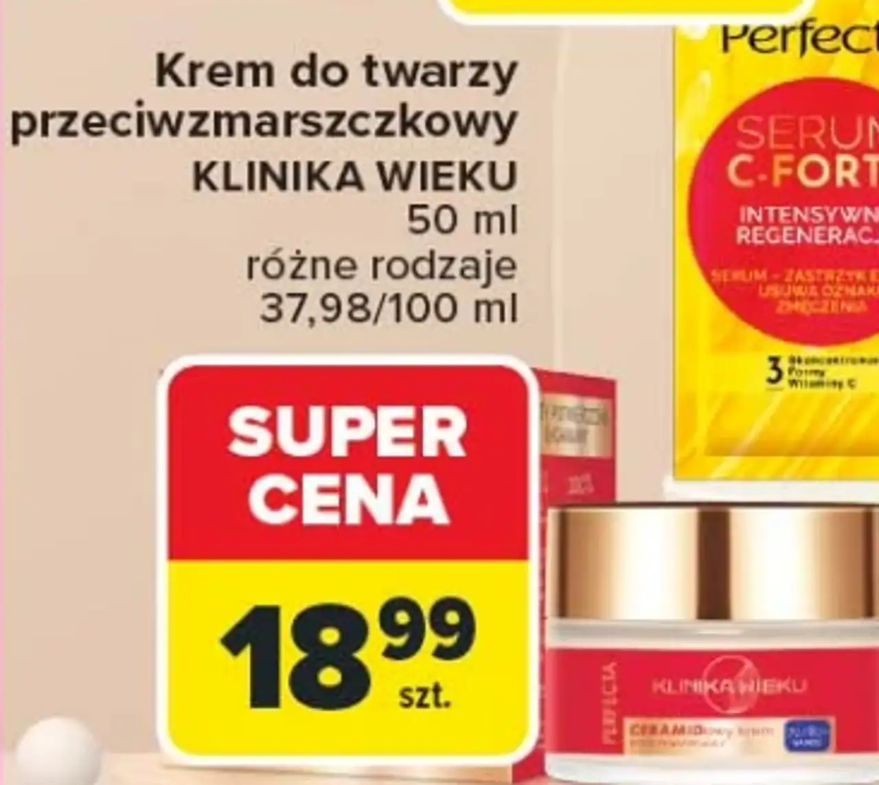 Perfecta Klinika Wieku Krem do twarzy przeciwzmarszczkowy