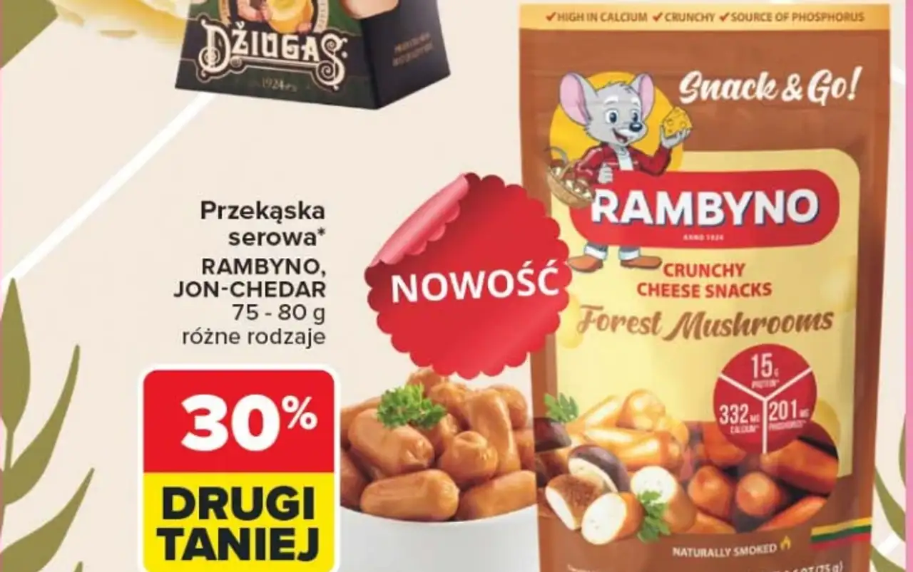 Przekąska serowa Rambyno, Jon-Cheddar