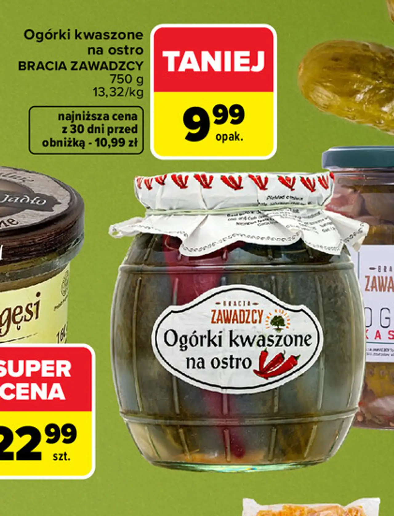 Ogórki kwaszone na ostro Bracia Zawadzcy