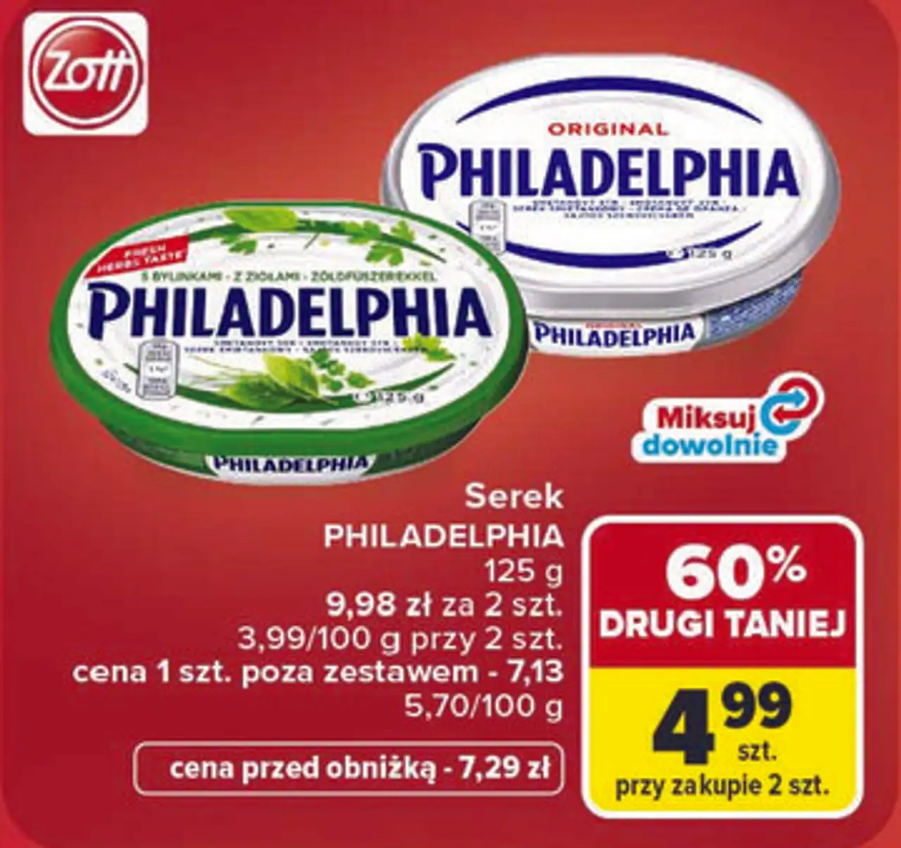 Serek twarogowy Philadelphia