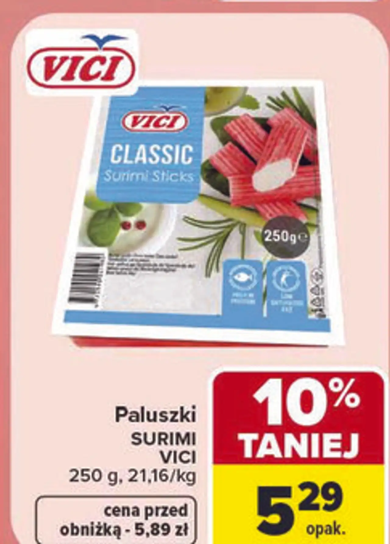 Paluszki surimi Vici Classic
