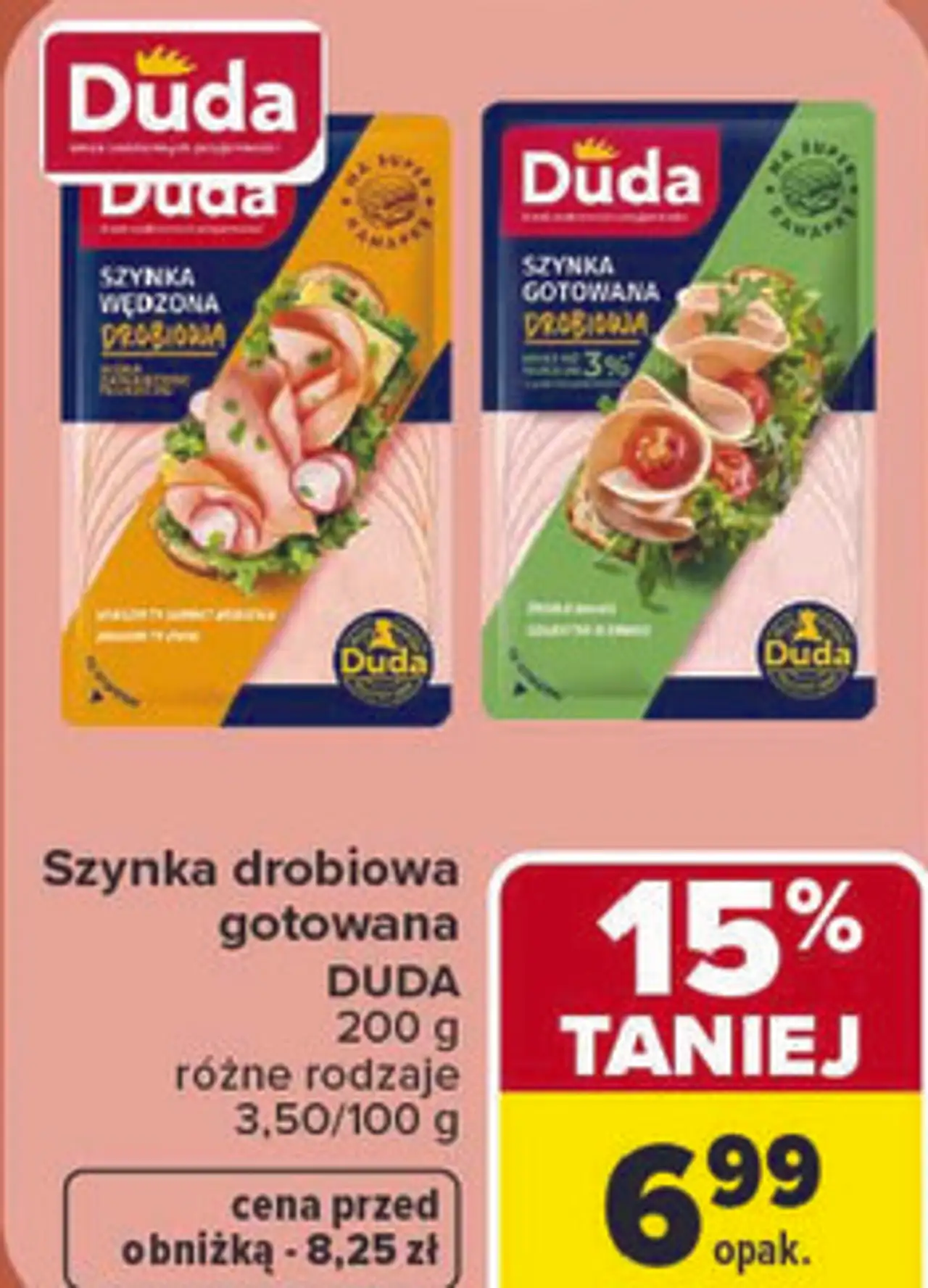 Szynka drobiowa gotowana Duda