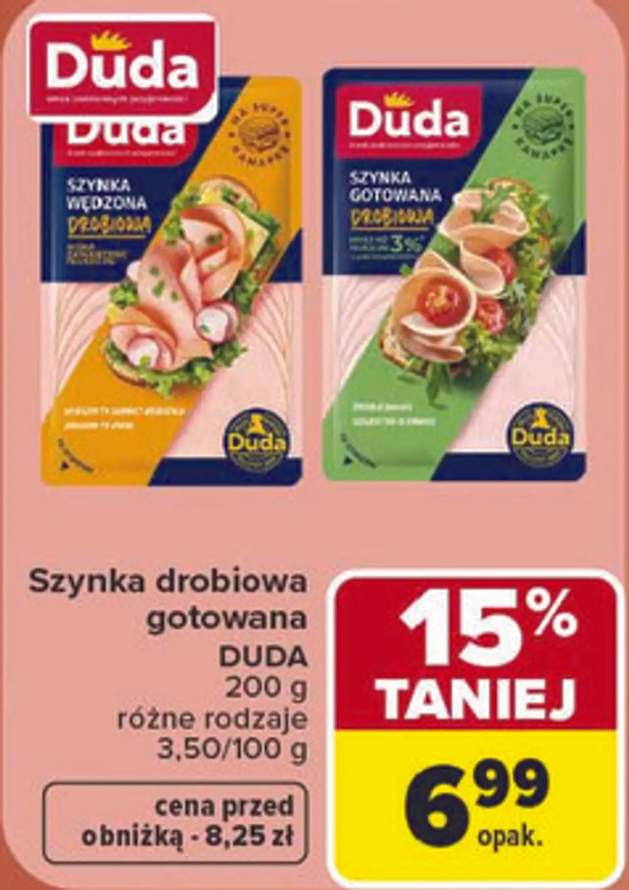 Szynka drobiowa gotowana Duda