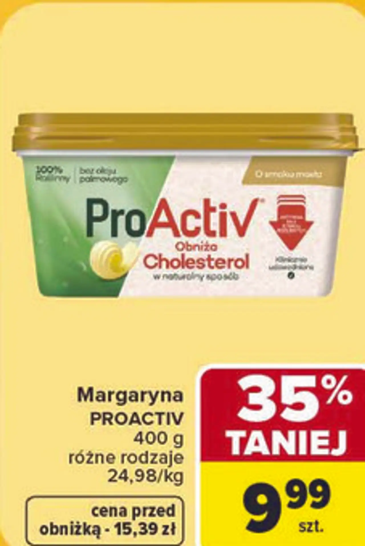 Margaryna ProActiv Obniża Cholesterol