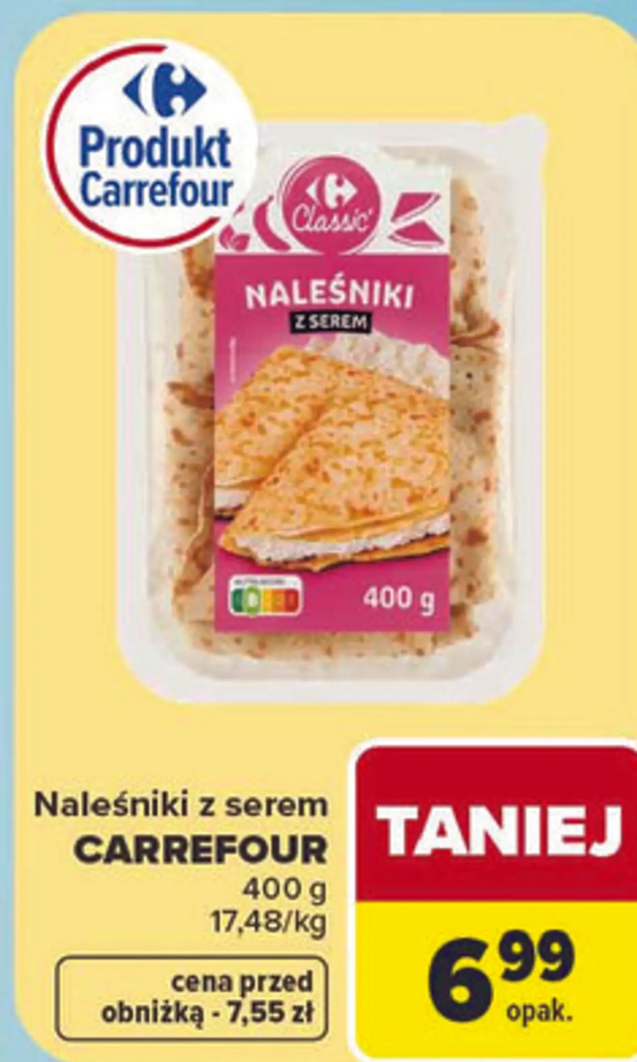 Naleśniki z serem Carrefour