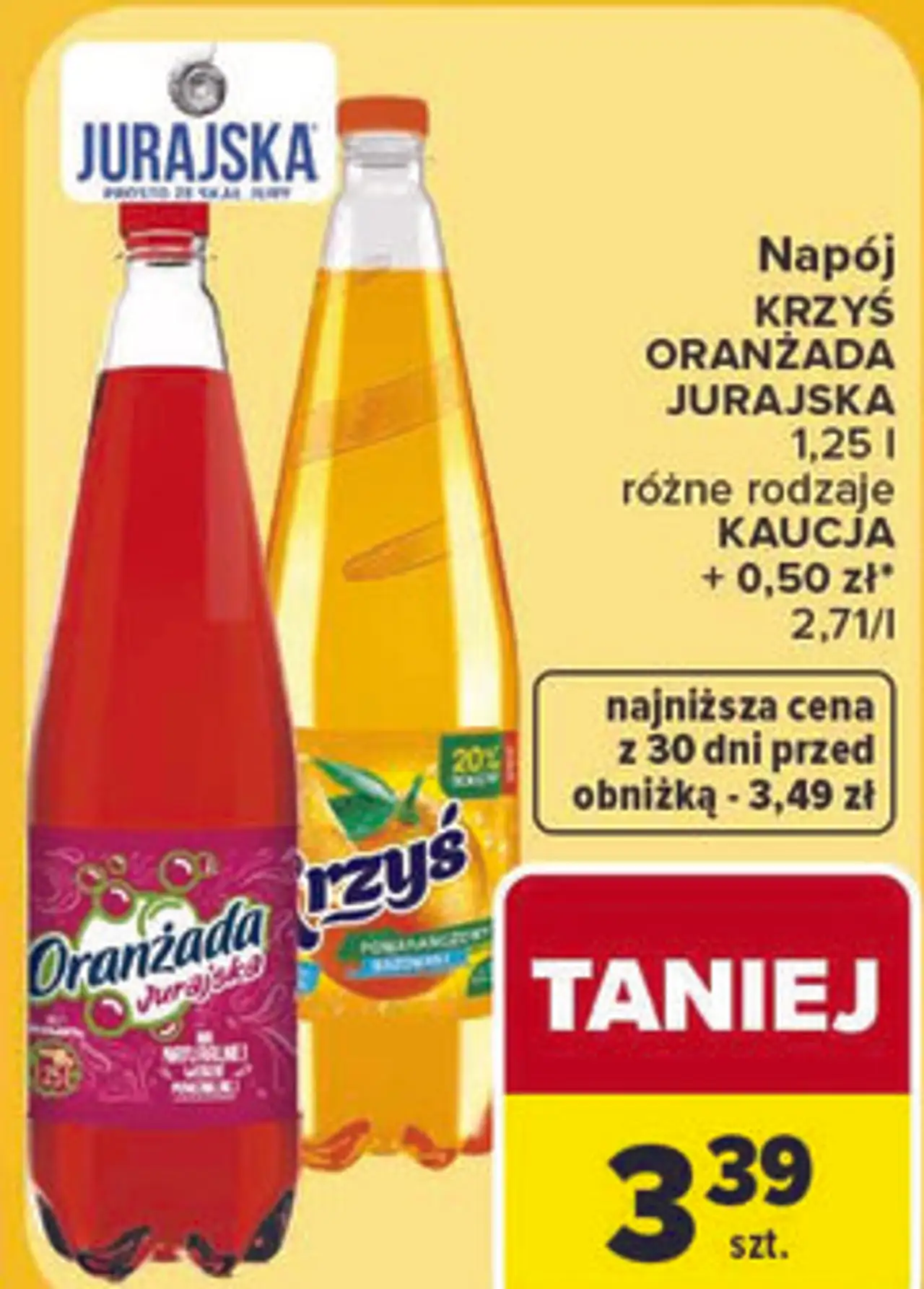 Napój Krzyś Oranżada Jurajska