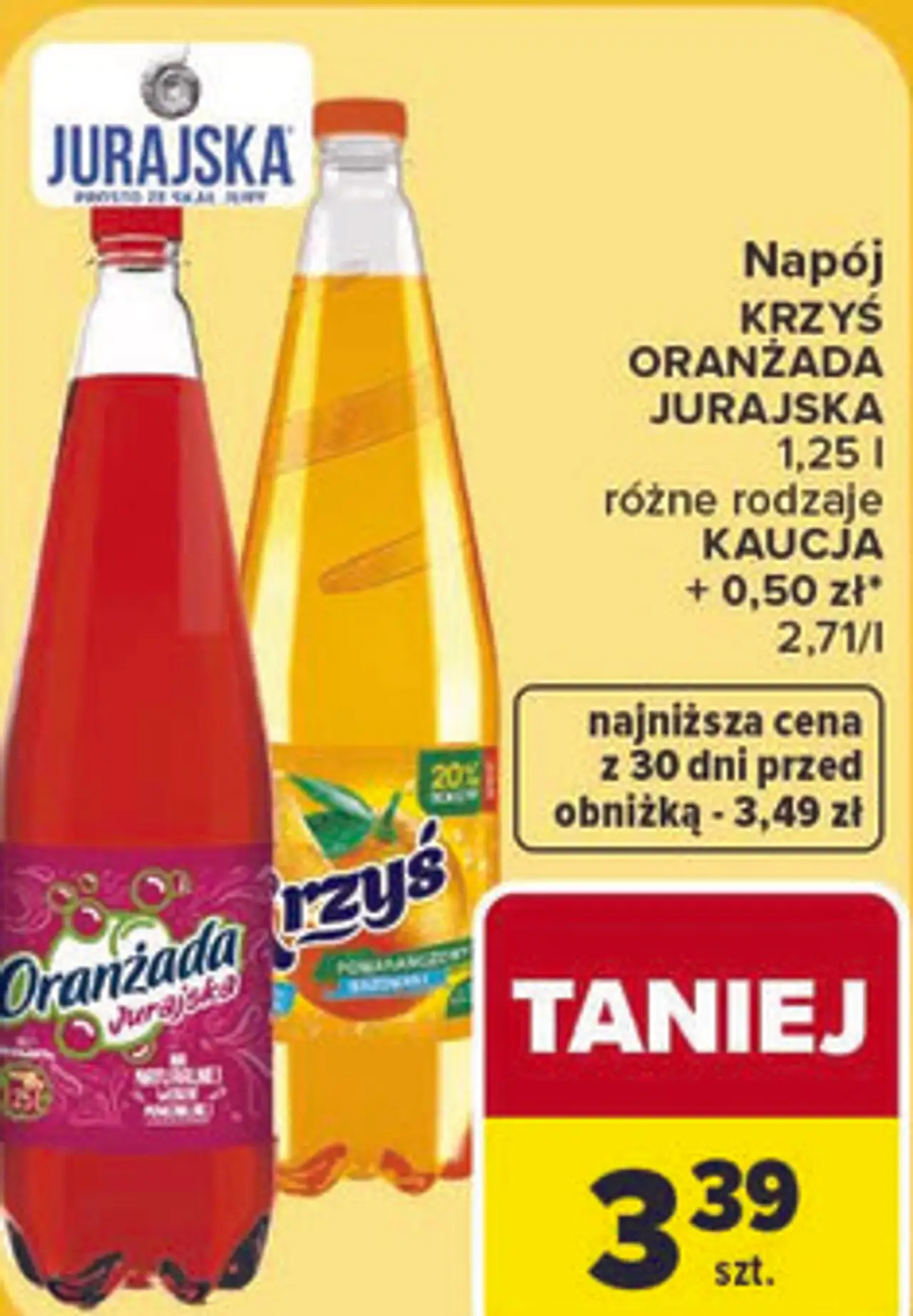 Napój Krzyś Oranżada Jurajska