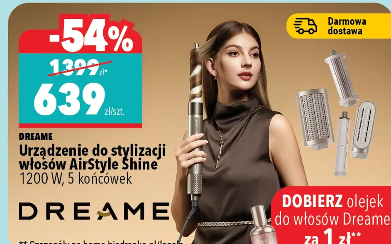 Urządzenie do stylizacji włosów Dreame AirStyle Shine