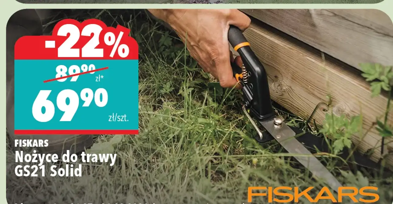 Nożyce do trawy Fiskars GS21 Solid