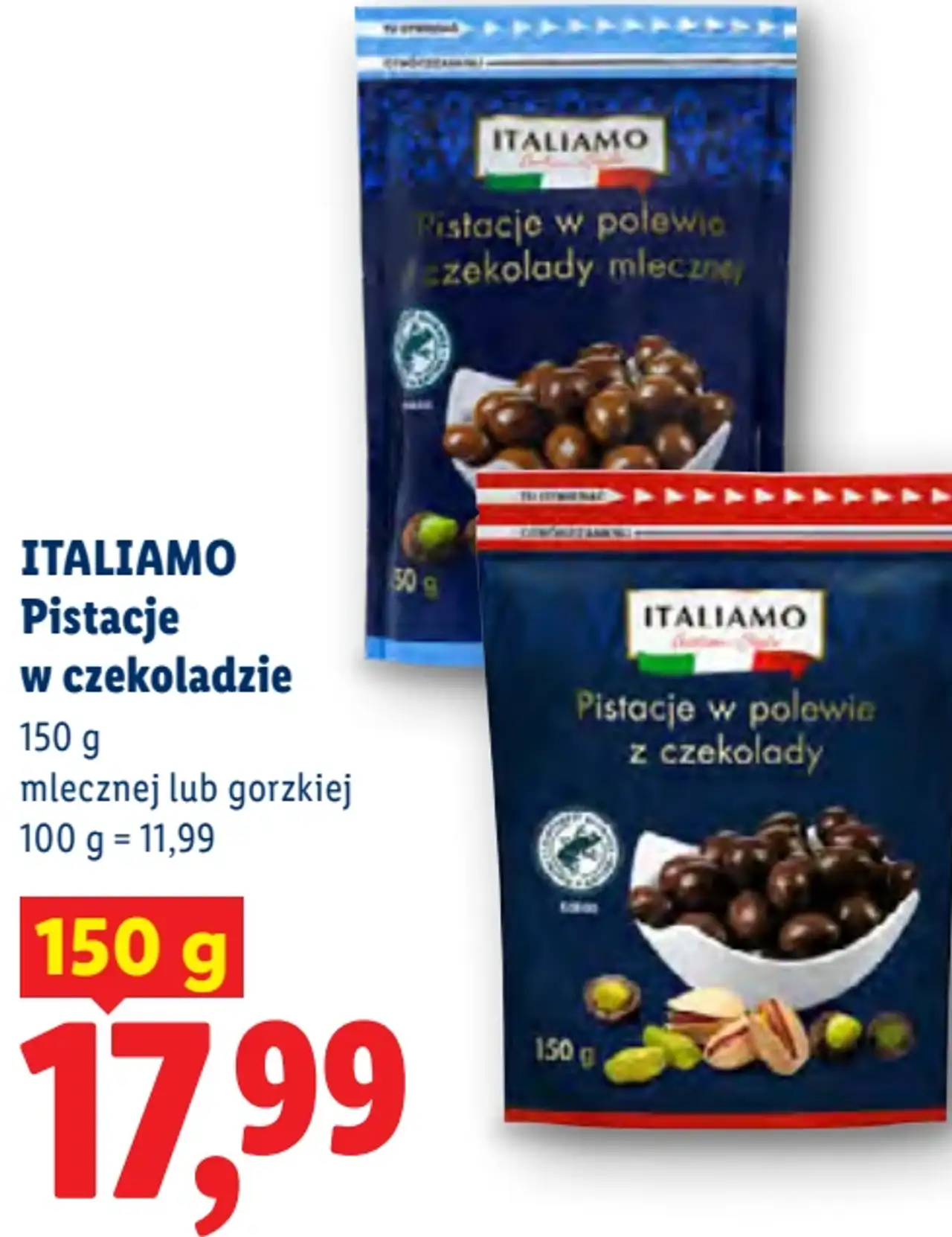 ITALIAMO Pistacje w czekoladzie