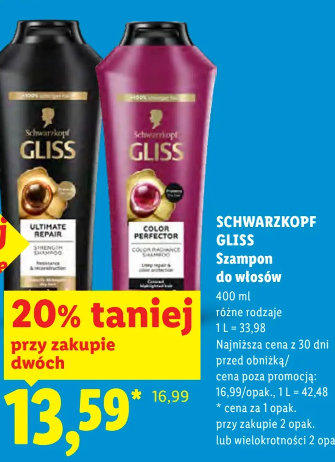 Schwarzkopf Gliss Szampon do włosów