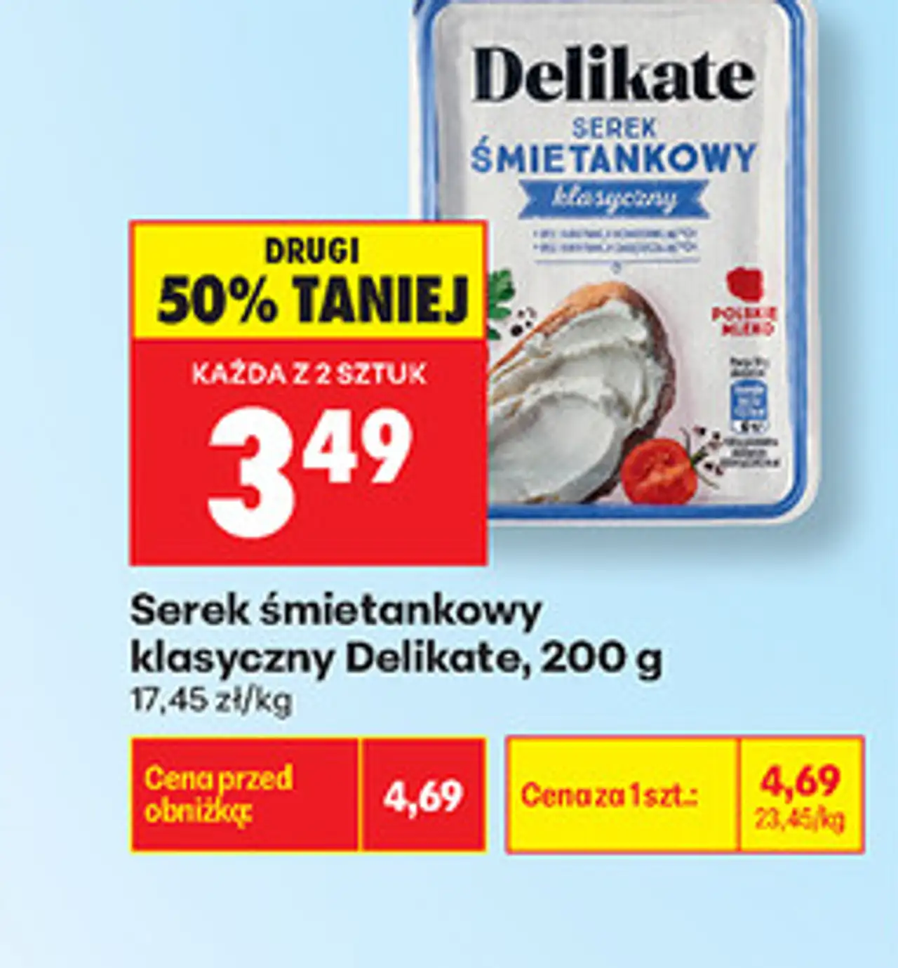 Serek śmietankowy klasyczny Delikate