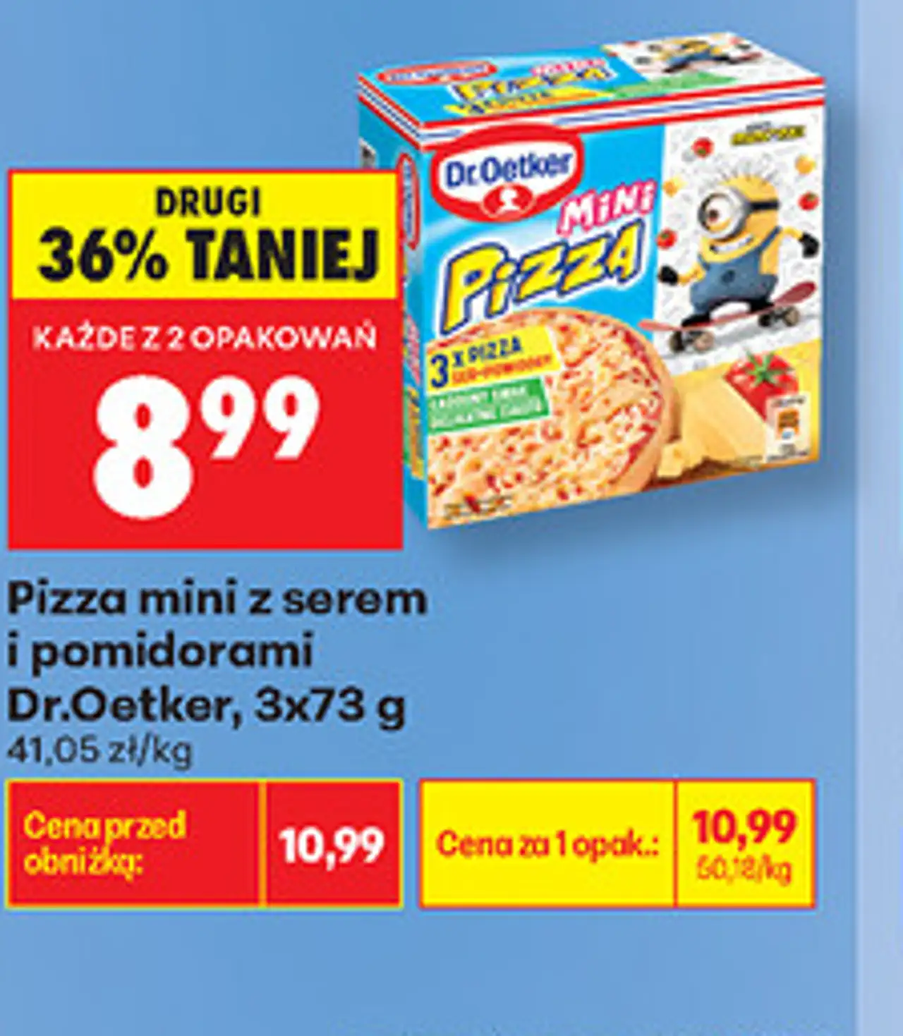 Pizza mini z serem i pomidorami Dr.Oetker