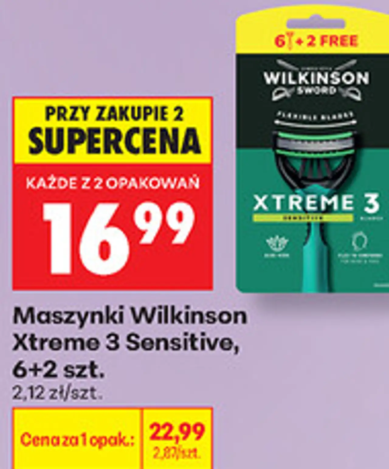 Maszynki Wilkinson Xtreme 3 Sensitive