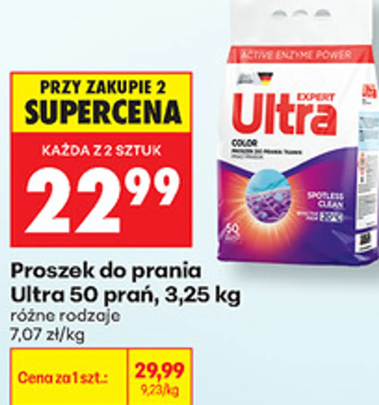 Proszek do prania Ultra 50 prań, 3,25 kg