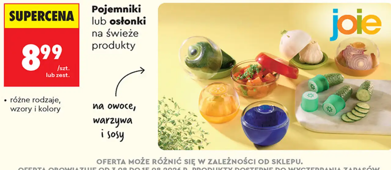 Joie Pojemniki lub osłonki na świeże produkty