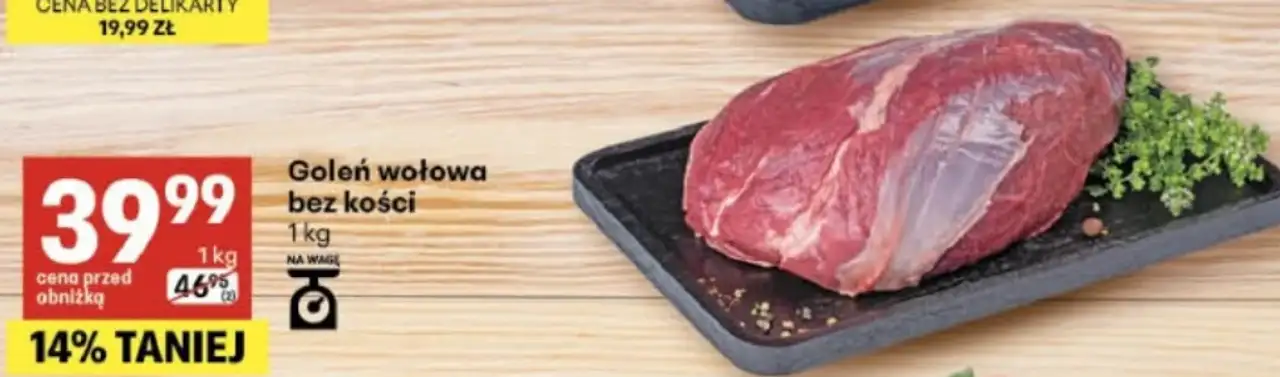 Goleń wołowa bez kości