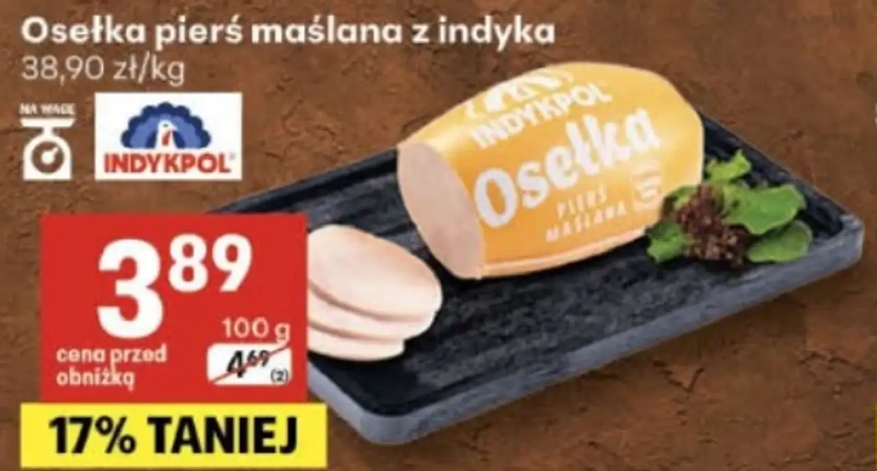 Osełka pierś maślana z indyka Indykpol