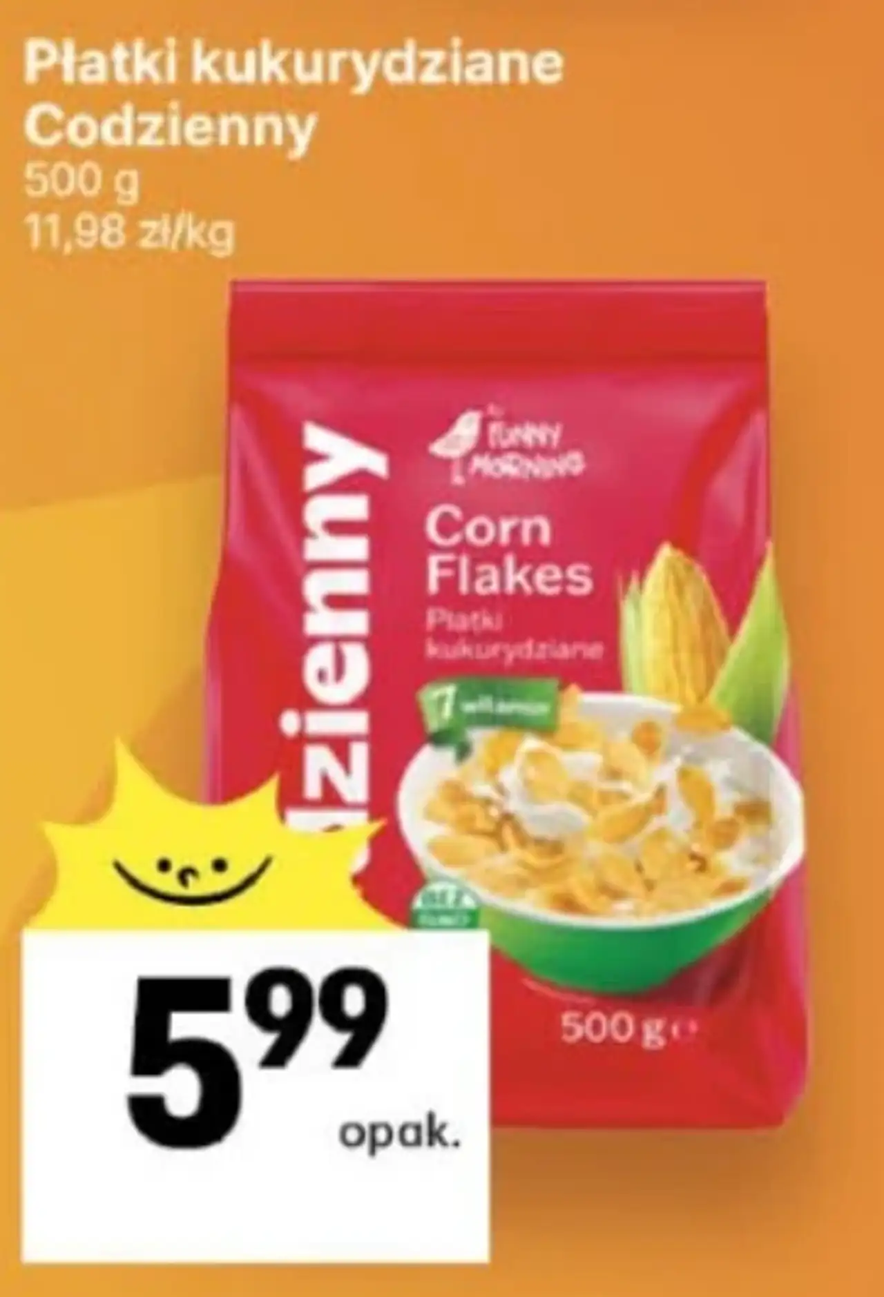 Płatki kukurydziane Codzienny
